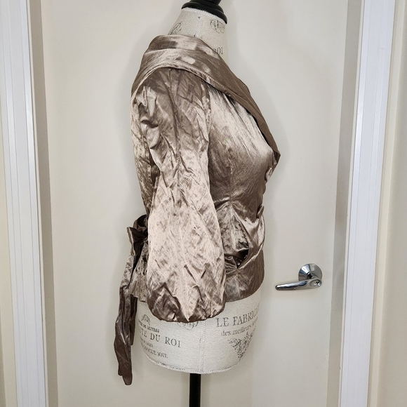 BCBG shiny crop Spring jacket - Picture 3 of 12